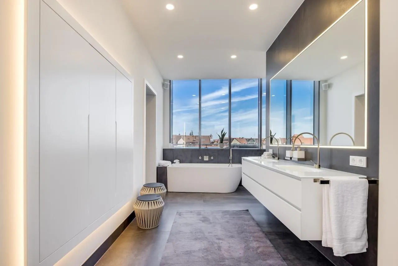 Luxus Penthouse Ueber Den Daechern Von Nuernberg Γερμανία